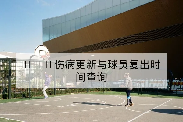 NBA伤病更新与球员复出时间查询